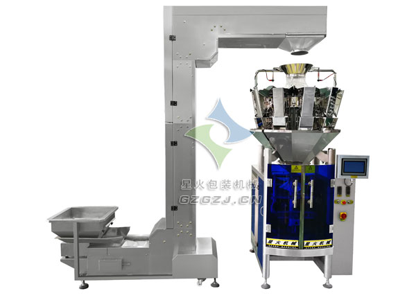 全自動組合稱重包裝機,香蕉片自動包裝機