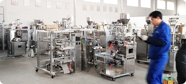 顆粒自動包裝機/調料包包裝機工廠展示